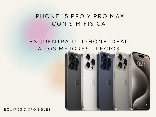 venta de iphones de ultima generacion con sim fisica